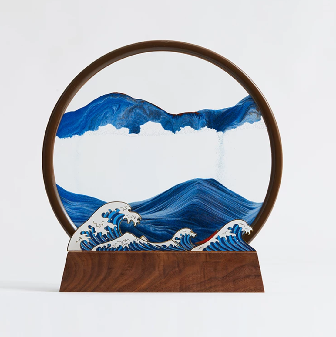 The Great Wave Inspired Hourglass